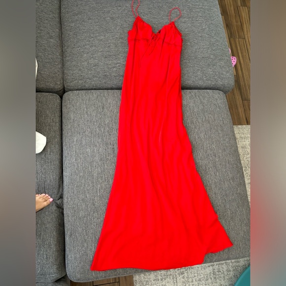 Red Maxi Princess Polly Dress size 10 - Picture 2 of 5